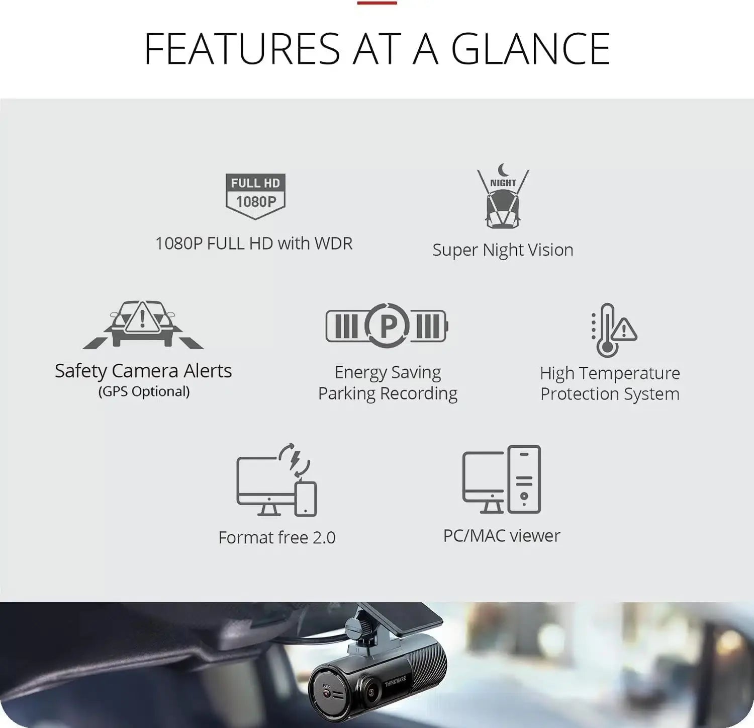 Thinkware  F70 PRO Dash Cam - My Auto Security