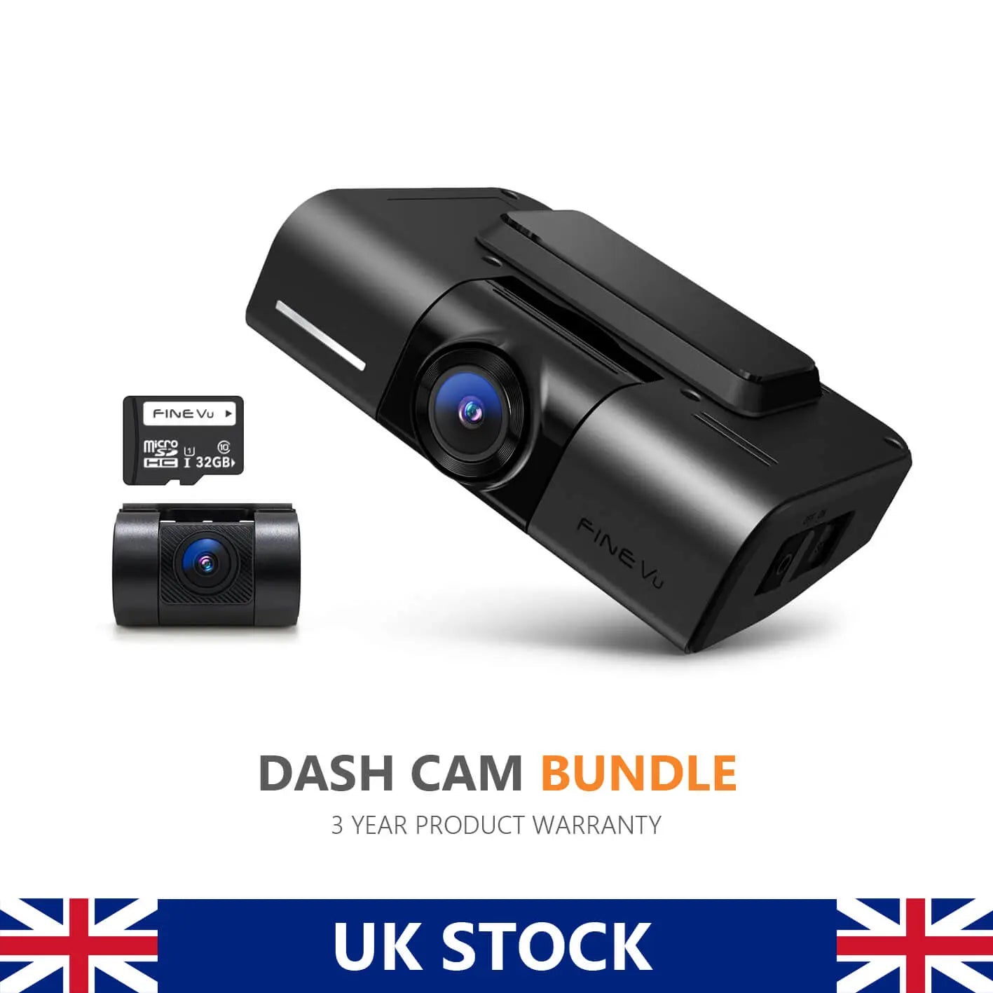 FineVu GX1000 Front & Rear Dash Cam - My Auto Security