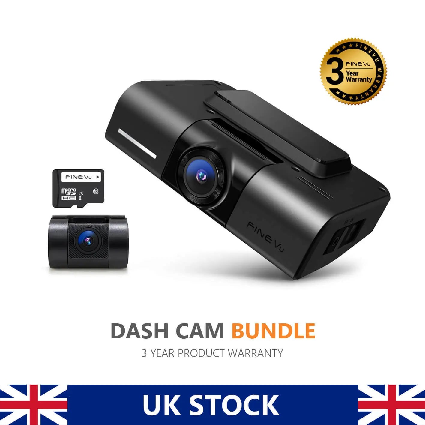FineVu GX4K Front & Rear Dash Cam - My Auto Security